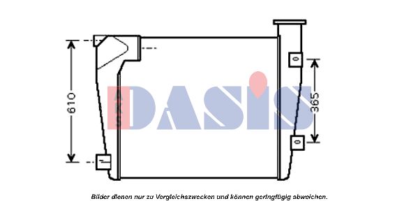 AKS DASIS Kompressoriõhu radiaator 137150N